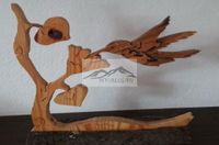 Holzpuzzle - Kolibri